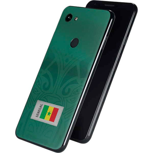 Senegal Soccer Flag Google Pixel 3a XL Skin